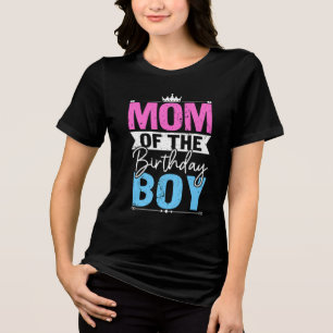 Moeder van de Verjaardagsjongen T-shirt Moeder v