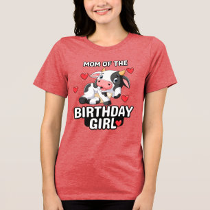 Moeder van de Verjaardagsmeisje Boerderij T-Shirt