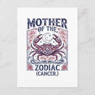 Moeder van de Zodiac Kanker Nieuwigheid Briefkaart
