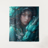 Moeder van Dragons Wandkleed (Voorkant)