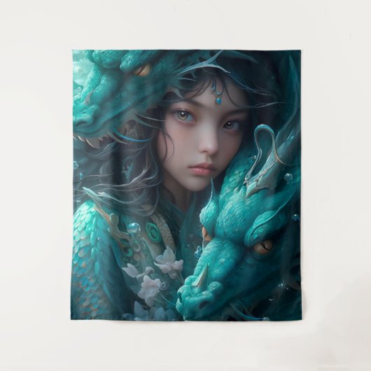 Moeder van Dragons Wandkleed (Voorkant)