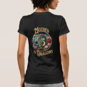 Moeder van Draken Moeder en Baby Dragon T-shirt (Achterkant)