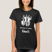 Moeder van drie Ghouls Funny Mam Halloween Shirt (Voorkant)