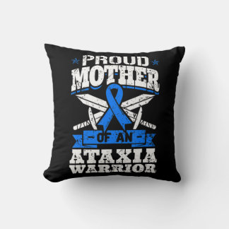 Moeder van een Ataxia Warrior Awareness Ribbon Kussen
