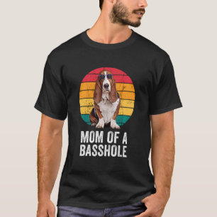 Moeder van een basshole grappige basset hound mam t-shirt