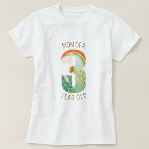 Moeder van een drie jaar oude Natuur T-shirt