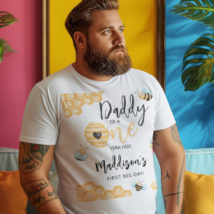 Moeder van een eenjarige   Eerste Bij-dag T-shirt