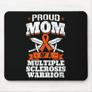 Moeder van een multiple sclerose krijger MS Ribbon Muismat