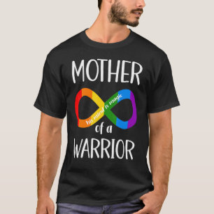 Moeder van een vrouw familie moeder wereld autisme t-shirt