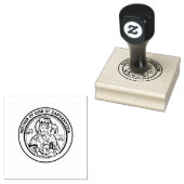 Moeder van God Icon van Zarvanytsia Ukraine Rubberstempel (Gestempeld)