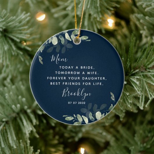 Moeder van het Bride Keepomwille Ceramic Ornament (Boom)