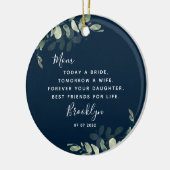 Moeder van het Bride Keepomwille Ceramic Ornament (Links)