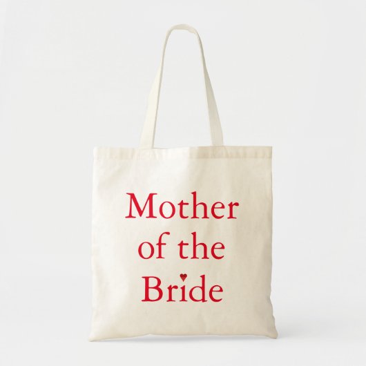 Moeder van het Bride Red Heart Tote Bag (Voorkant)