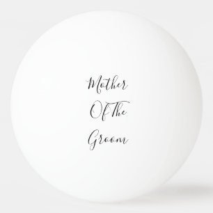 Moeder van het bruinhuwelijk Elegant Gift Favor Pingpongballen