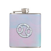 Moeder van het dierentuin van Parelkanker Heupfles (Voorkant)