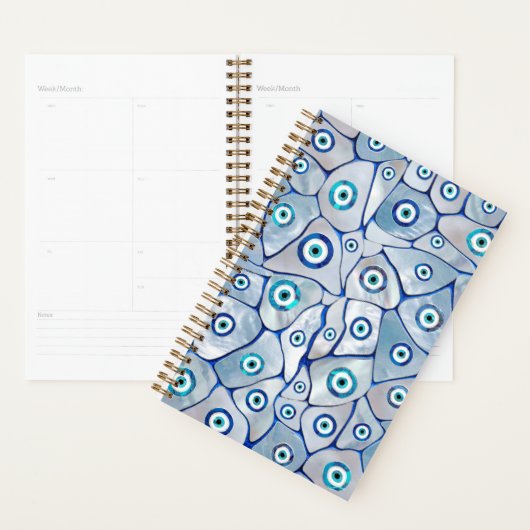 Moeder van het flesvormig oogpatroon planner (Display)