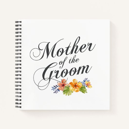 Moeder van het Groom Wedding | Guestbook Notitieboek (Voorkant)