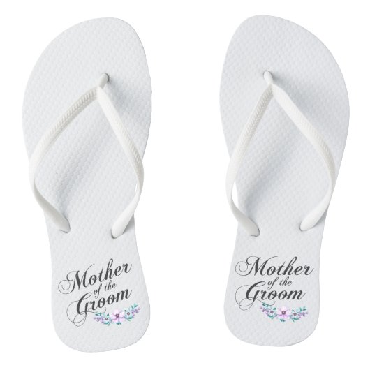 Moeder van het Groom Wedding | Teenslippers (Voetbed)