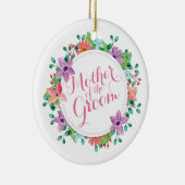 Moeder van het Groom Wedding | Versiering Keramisch Ornament (Rechts)