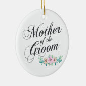 Moeder van het Groom Wedding | Versiering Keramisch Ornament (Rechts)