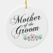 Moeder van het Groom Wedding | Versiering Keramisch Ornament (Achterkant)