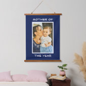 Moeder van het jaar Aangepaste Foto mama Hangend Wandkleed (Slaapkamer)