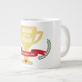 Moeder van het Jaar Moederdag Extra Grote Beker (Voorkant rechts)