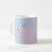 Moeder van het merk Pearl Nacre Style Taurus Koffiemok (Voorkant links)