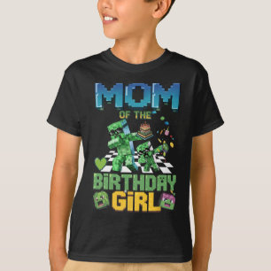 Moeder Van Het Verjaardagsmeisje Funny Video Game T-shirt