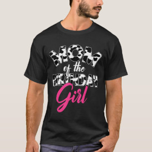 Moeder Van Het Verjaardagsmeisje Koe Verjaardag Vo T-shirt
