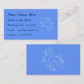 Moeder van het Visitekaartje van de Bride (Voorkant / Achterkant)