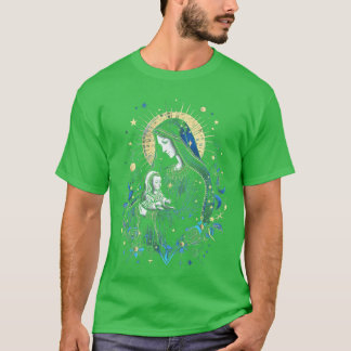 Moeder van Jezus Maria Maagd Maria Katholieke Kuns T-shirt