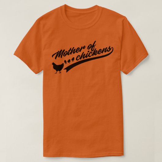 Moeder van Kippen Grappige Kip Gift Kip Moeder T-shirt (Design voorkant)