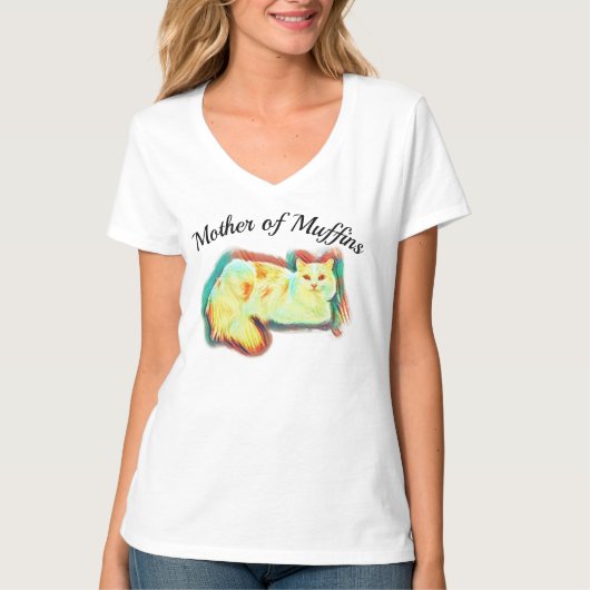 Moeder van Muffins! T-shirt (Voorkant)