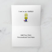 Moeder van ons kinderen Grappige Cartoon Kaart (Binnen)