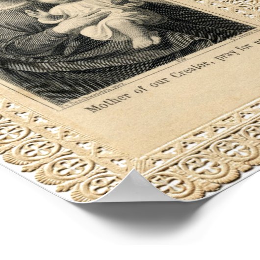 Moeder van onze Schepper Poster (Hoek)