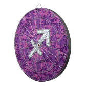 Moeder van parel Boogschutter Symbool Fuchsia Camo Dartbord (Voorkant Rechts)