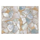 Moeder van parelcellen en goudcellen abstract tafelkleed (Voorkant (Horizontaal))