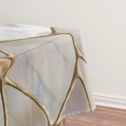 Moeder van parelcellen en goudcellen abstract tafelkleed (Voorbeeld)