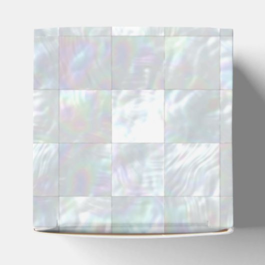 Moeder van parelmozaïek bedankdoosjes (Bovenkant)