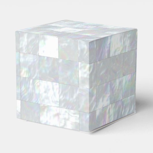 Moeder van parelmozaïek bedankdoosjes (Achterkant)