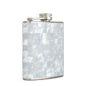 Moeder van parelmozaïek heupfles (Rechts)