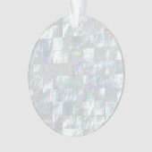 Moeder van parelmozaïek ornament (voorkant)