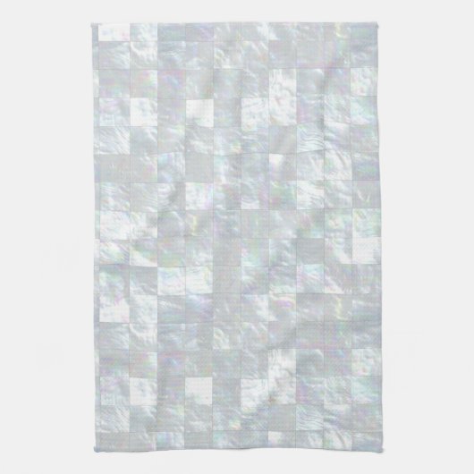 Moeder van parelmozaïek theedoek (Verticaal)