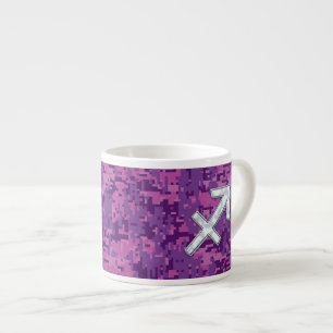 Moeder-van-Parels Boogschutter Symbool Fuchsia Cam Espresso Kop