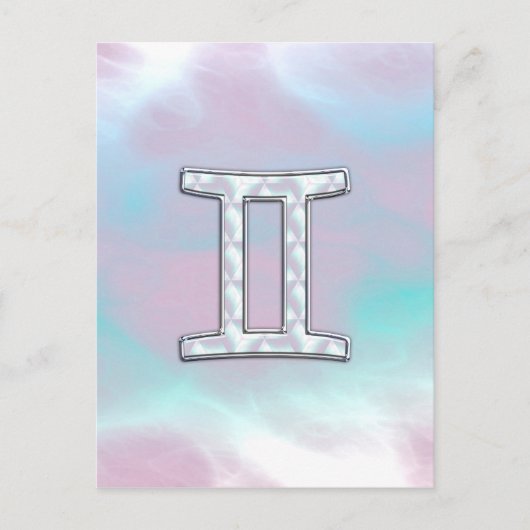 Moeder van parelstijl Gemini-dierentuin Briefkaart (Voorkant)