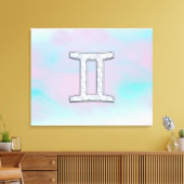 Moeder van parelstijl Gemini-dierentuin Canvas Afdruk (Insitu (Woonkamer))