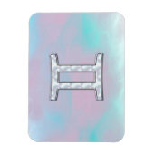 Moeder van parelstijl Gemini-dierentuin Magneet (Verticaal)