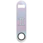 Moeder van parelstijl Gemini Zodiac Symbol Speed Flessenopener (Voorkant)