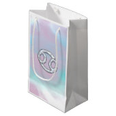 Moeder van parelstijlkankerdierentuin klein cadeauzakje (Voorkant Gekanteld)